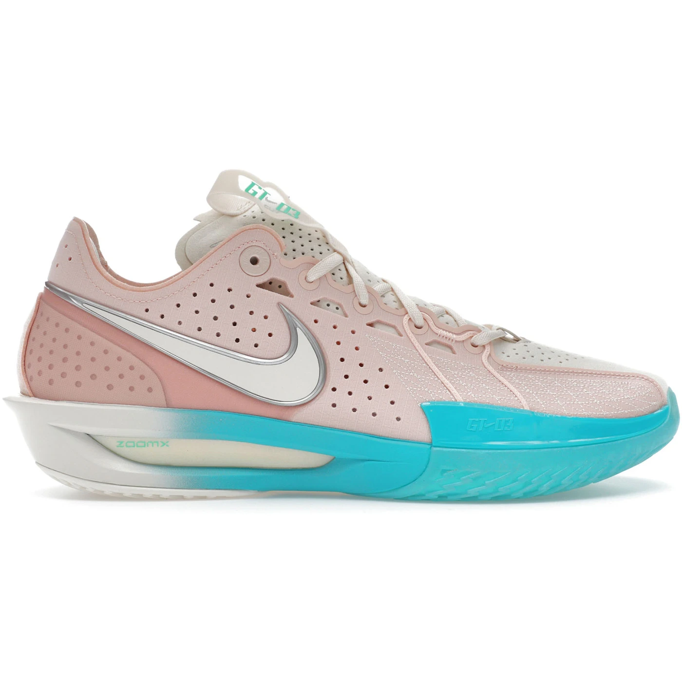 Nike Air Zoom GT Cut 3 Washed Coral Dusty Cactus Metallic Silver Chalk 2 Nike Air Zoom GT Cut 3 Washed Coral Dusty Cactus Metallic Silver Chalk 1