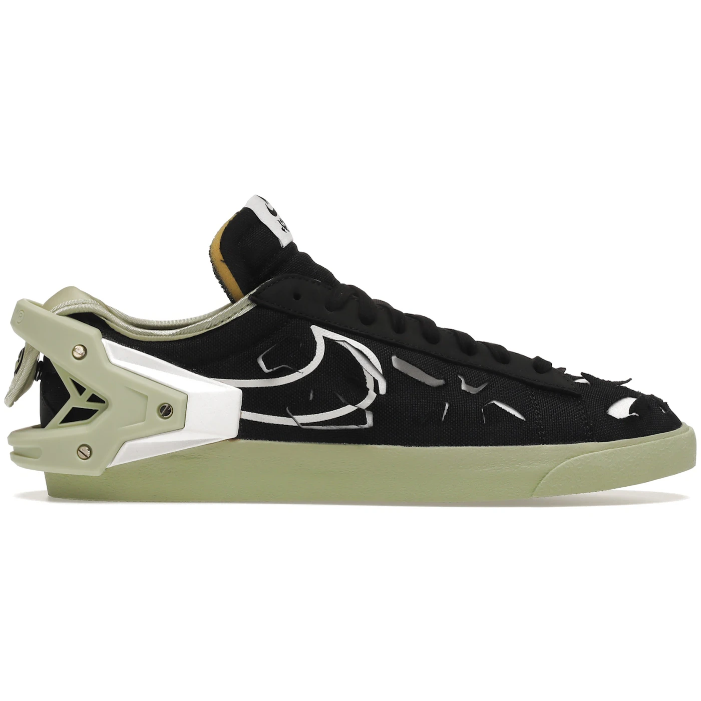 Nike Blazer Low Acronym Black Olive Aura 1 Nike Blazer Low Acronym Black Olive Aura 1