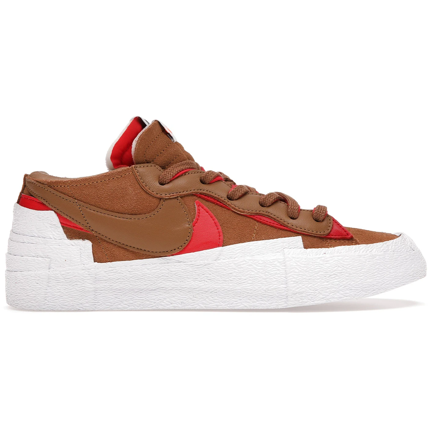 Nike Blazer Low sacai British Tan 2 Nike Blazer Low sacai British Tan 1