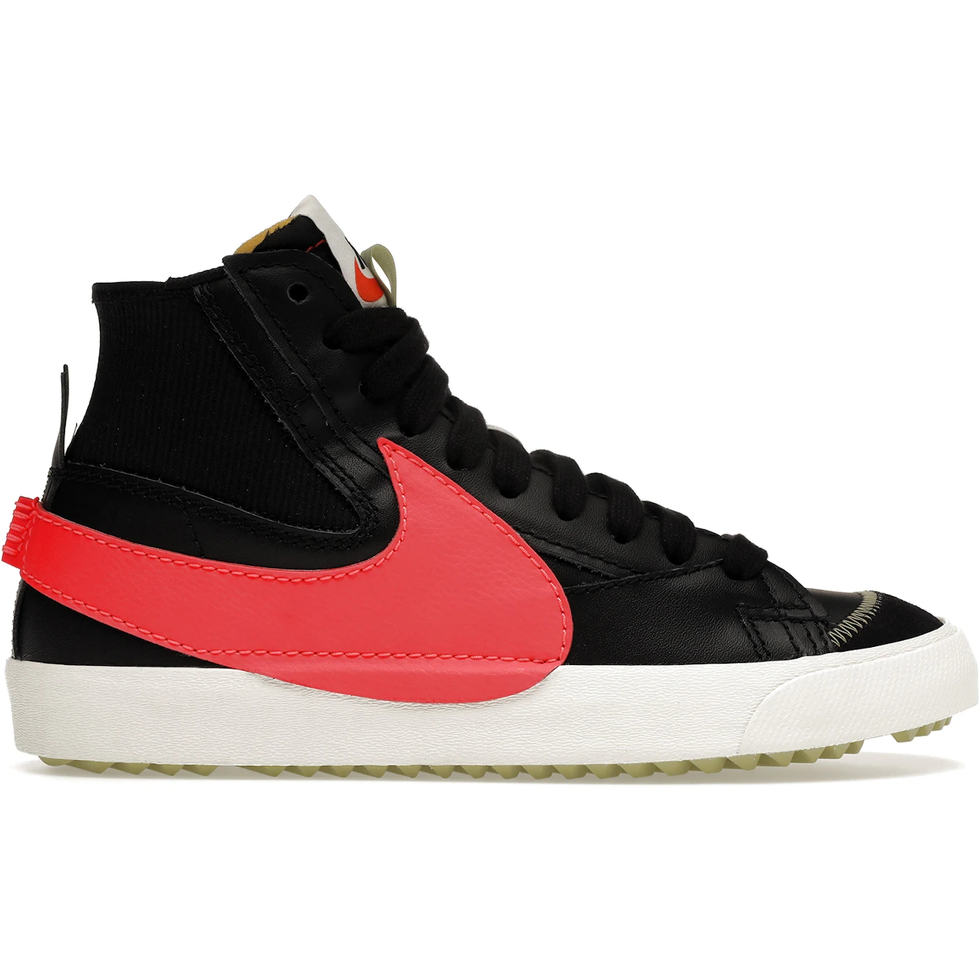 Nike Blazer Mid 77 Jumbo Black Bright Crimson 1 Nike Blazer Mid 77 Jumbo Black Bright Crimson 1