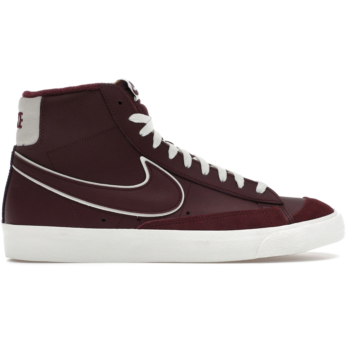 Nike Blazer Mid 77 Premium Night Maroon 2 Nike Blazer Mid 77 Premium Night Maroon 1
