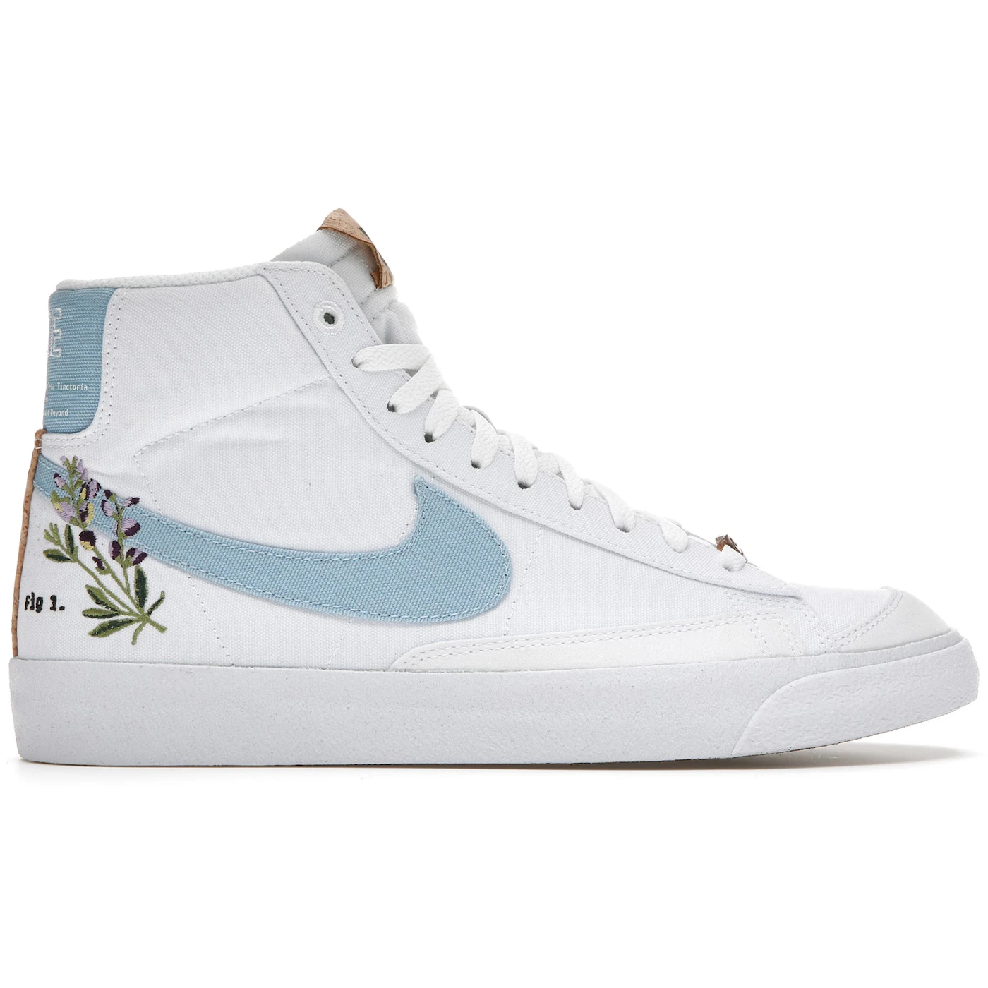 Nike Blazer Mid 77 White Indigo 2 Nike Blazer Mid 77 White Indigo 1
