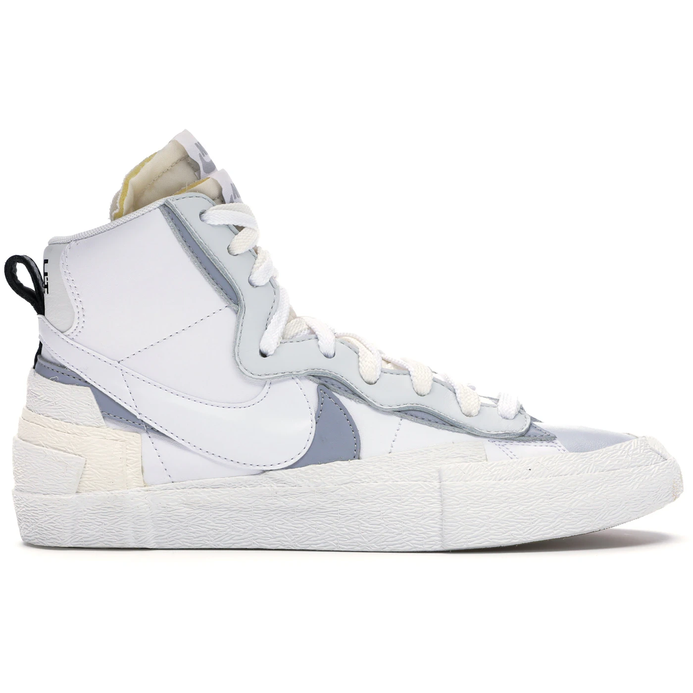 Nike Blazer Mid sacai White Grey 1 Nike Blazer Mid sacai White Grey 1