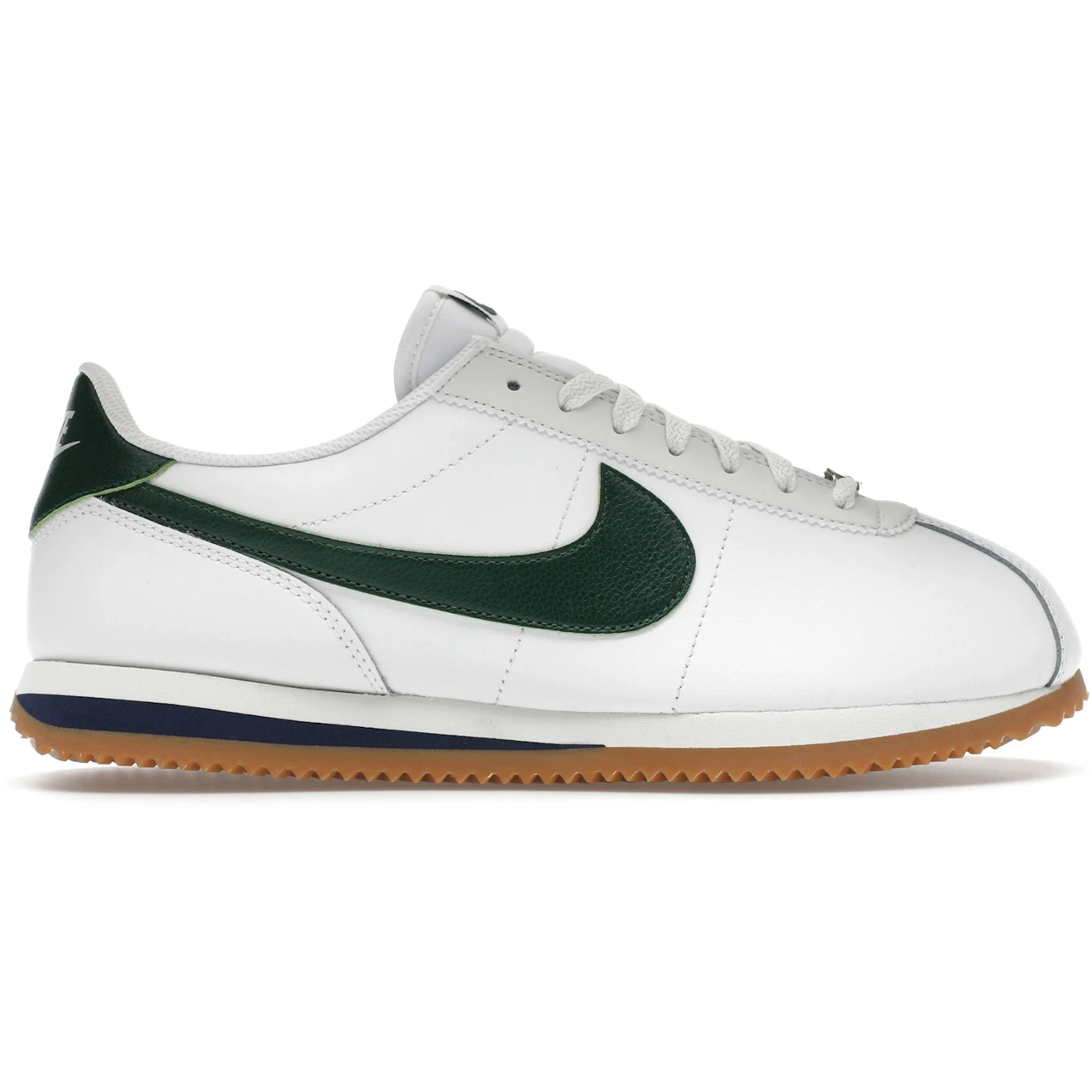 Nike Cortez Leather Summit White Fir Midnight Navy 2 Nike Cortez Leather Summit White Fir Midnight Navy 1
