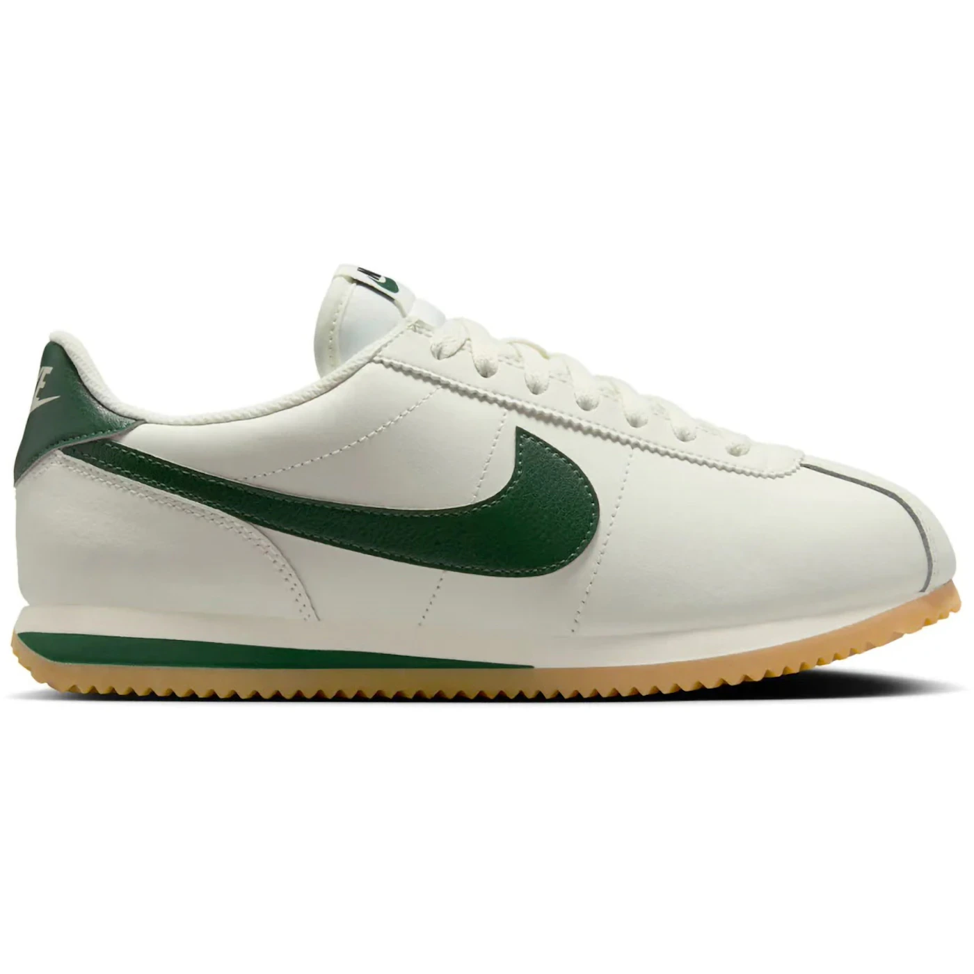 Nike Cortez Sail Fig Gum Yellow Womens 1