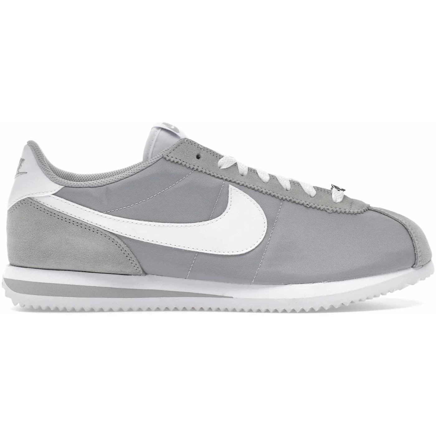 Nike Cortez Textile Flat Silver White 1