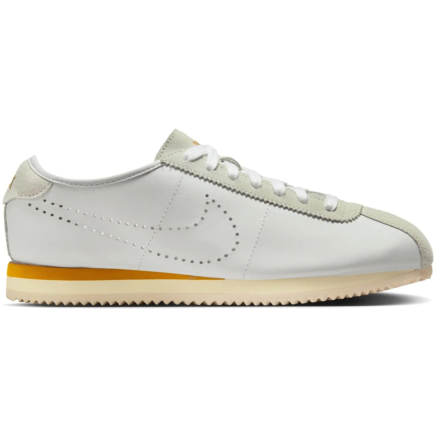 Nike Cortez White Bronze Perforated Swoosh (Women's)
