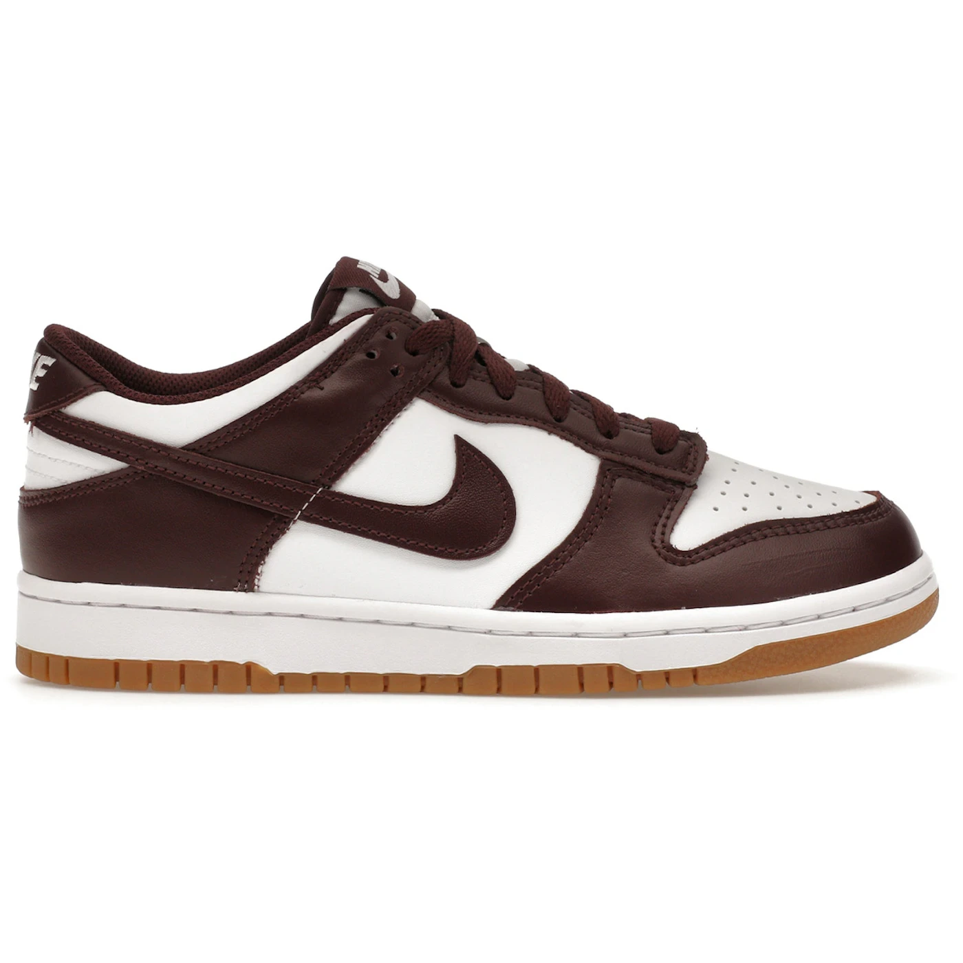 Nike Dunk Low Burgundy Crush Gum (GS) 2 Nike Dunk Low Burgundy Crush Gum GS 1