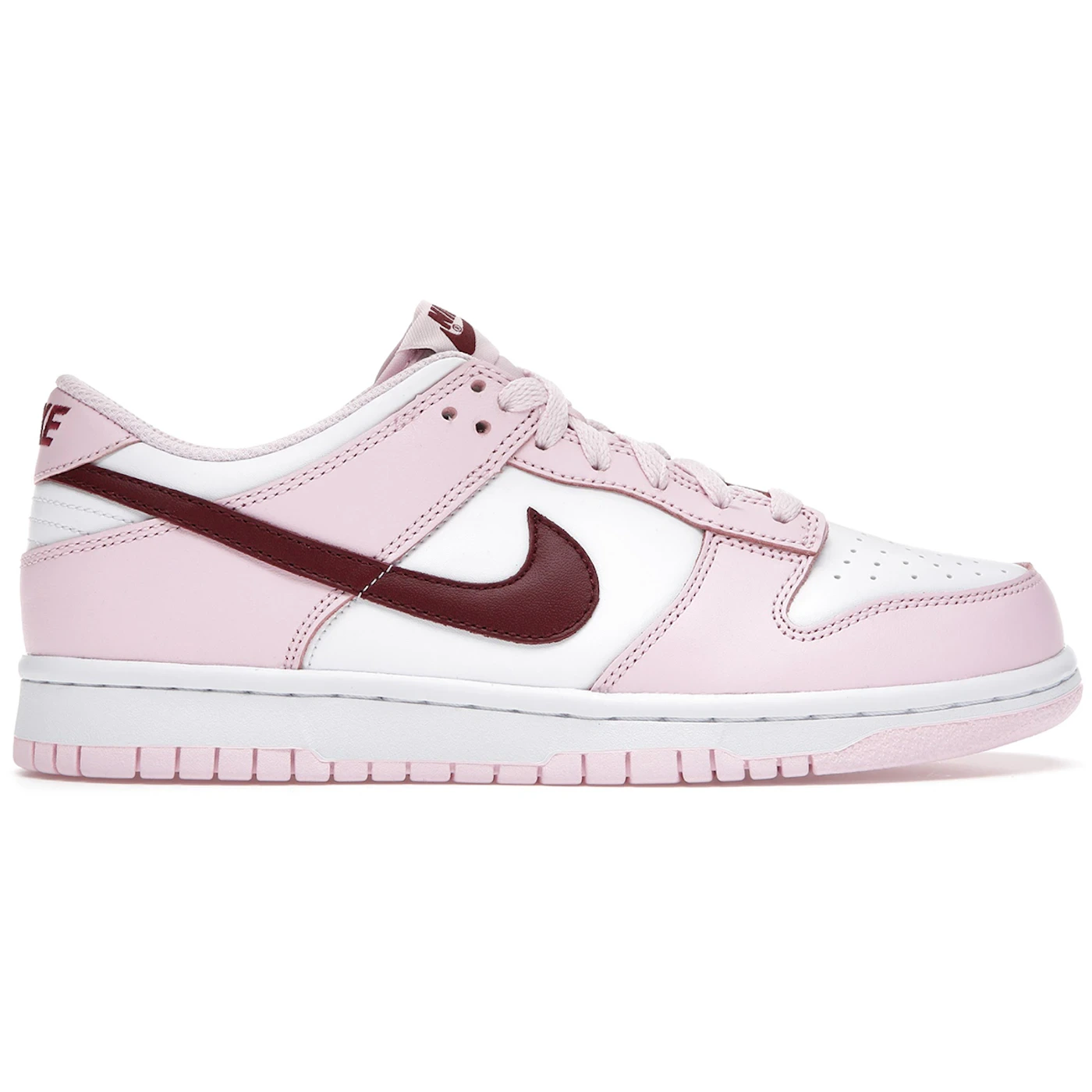 Nike Dunk Low Pink Foam Red White (GS) 2 Nike Dunk Low Pink Foam Red White GS 1
