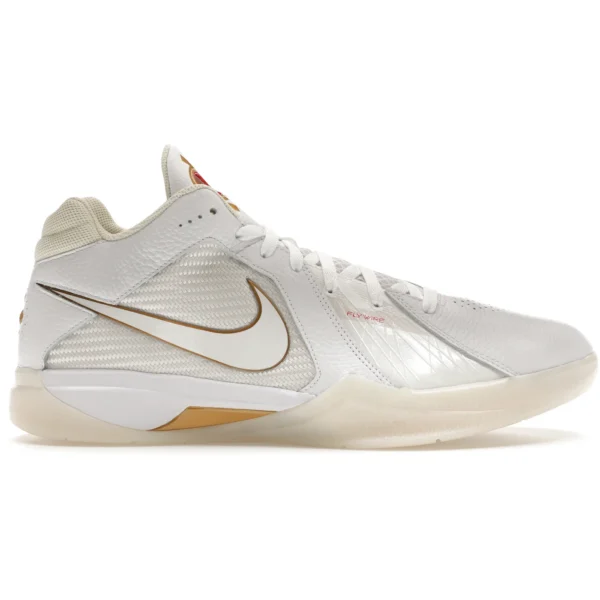 Nike KD 3 Retro White Metallic Gold