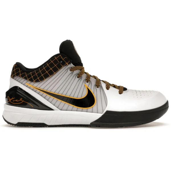 Nike Kobe 4 Protro White Black Del Sol