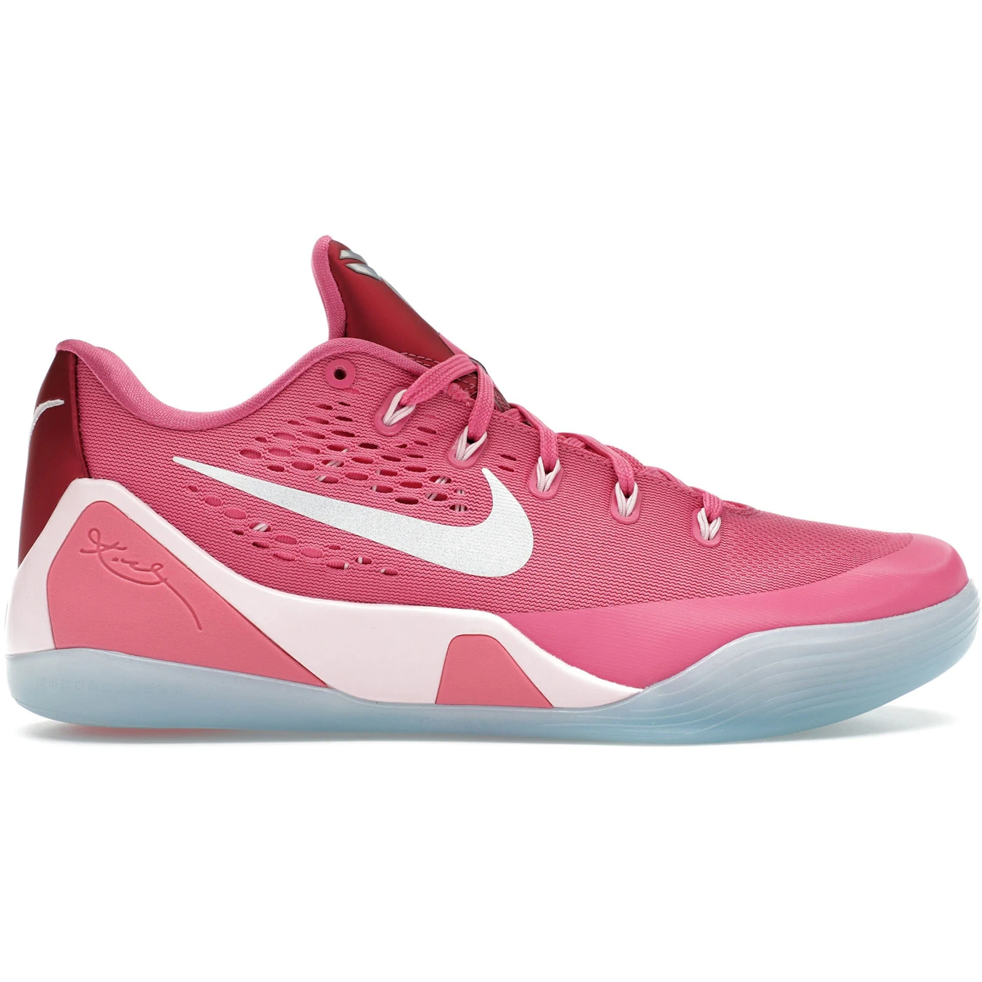 Nike Kobe 9 EM Low Protro Kay Yow Think Pink 2 Nike Kobe 9 EM Low Protro Kay Yow Think Pink 1