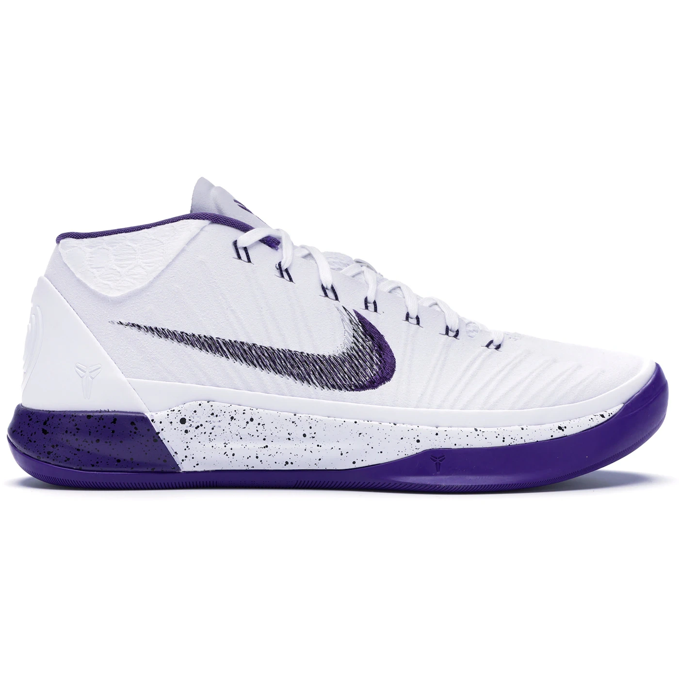 Nike Kobe A.D. Mid Baseline White Court Purple 1