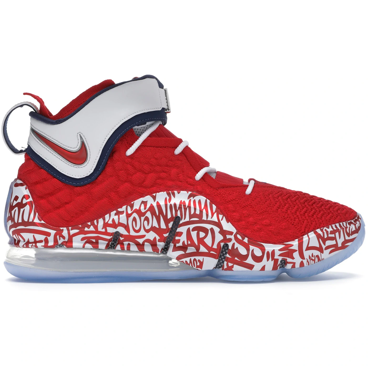 Nike LeBron 17 Graffiti Remix Red 3 Nike LeBron 17 Graffiti Remix Red