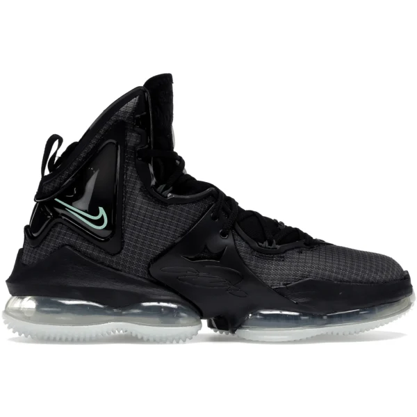 Nike LeBron 19 Black Anthracite Green Glow