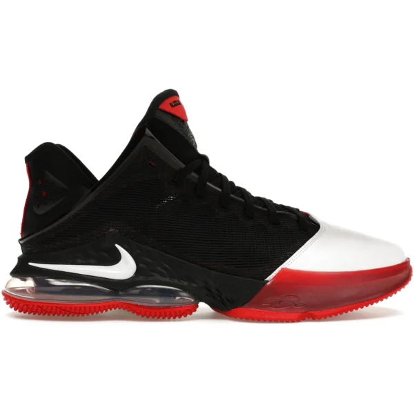 Nike LeBron 19 Low Black White University Red