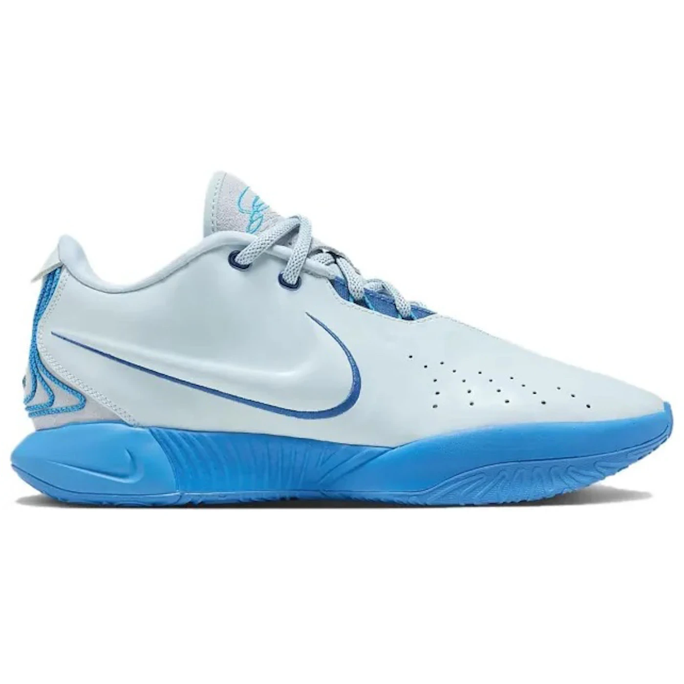 Nike LeBron 21 EP Blue Diver Solid Blue Outsole 1