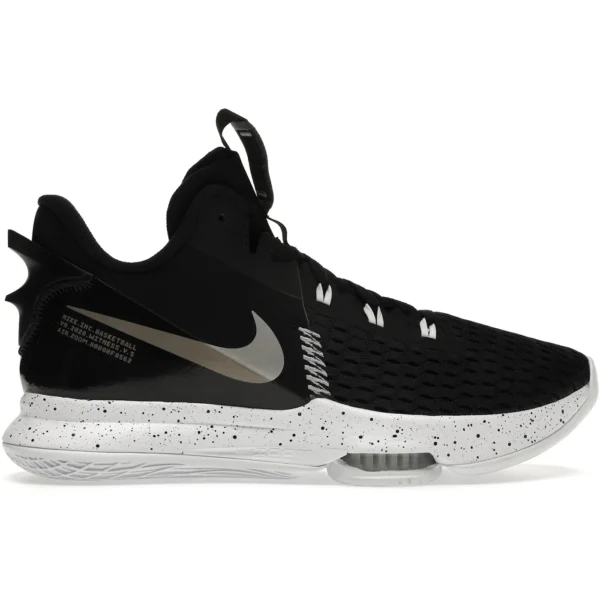 Nike LeBron Witness 5 Black Metallic Silver