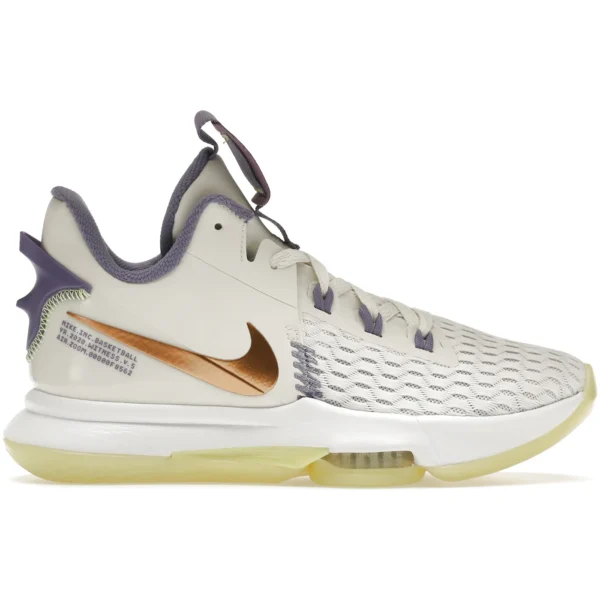 Nike LeBron Witness 5 Summit White Metallic Bronze
