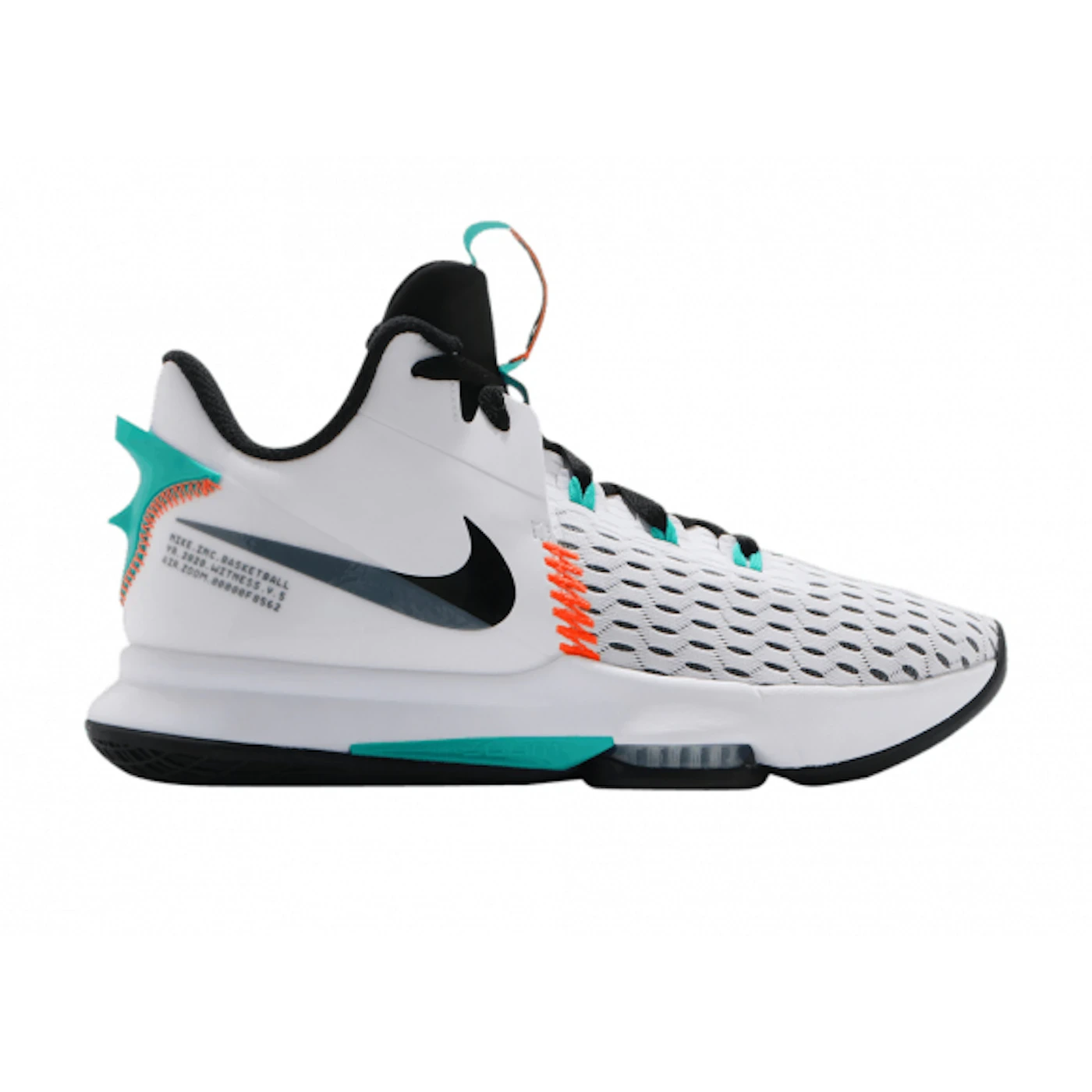 Nike LeBron Witness 5 White Clear Jade 1