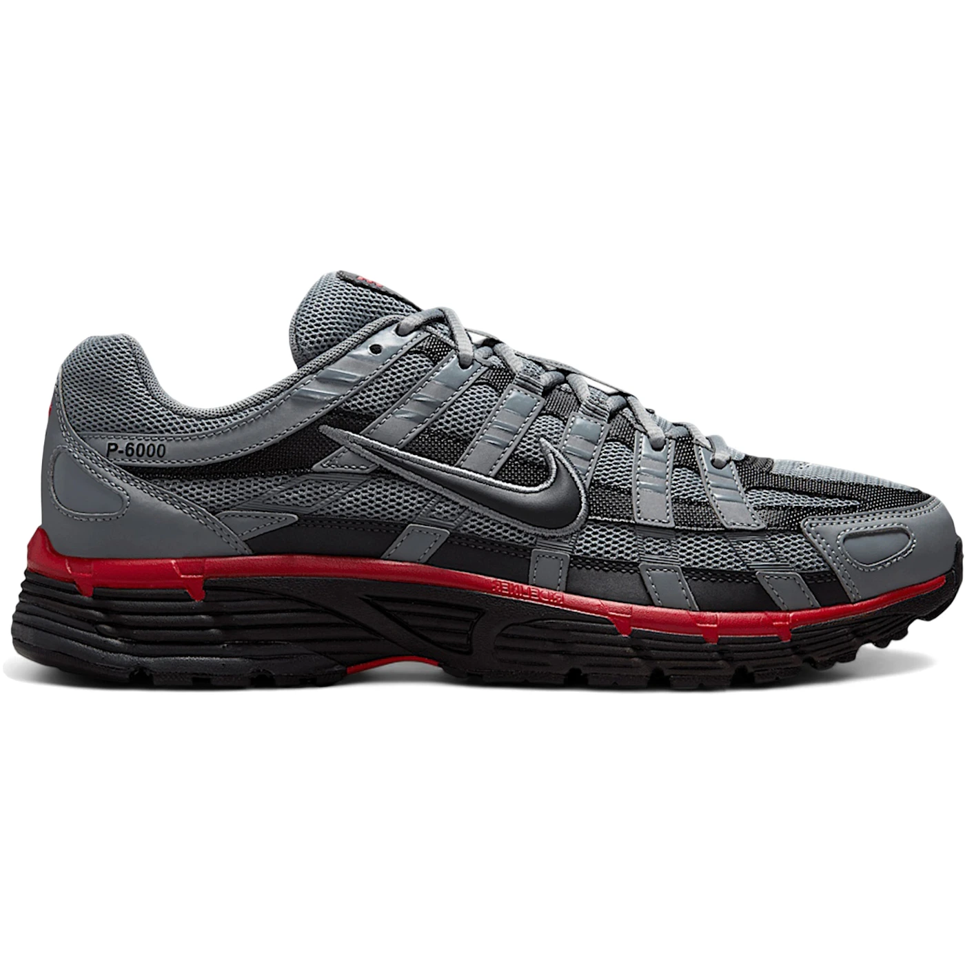 Nike P-6000 Cool Grey University Red 1 Nike P 6000 Cool Grey University Red 1