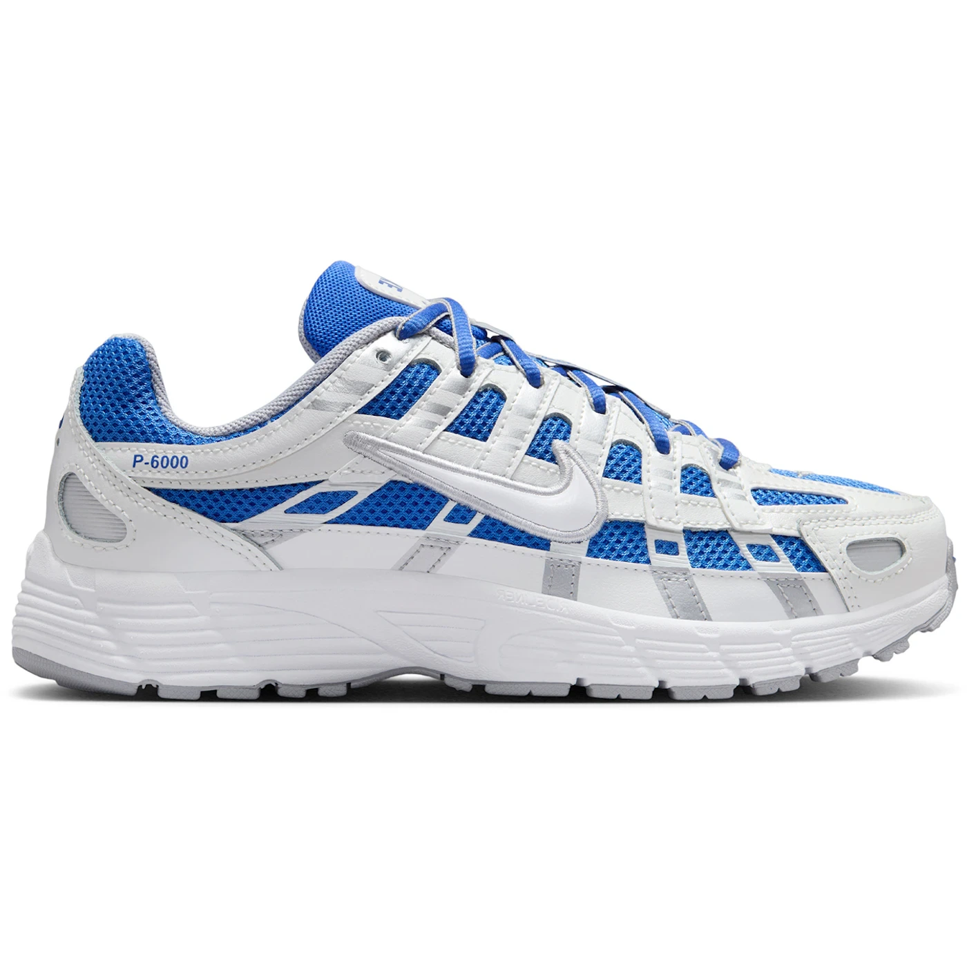 Nike P 6000 Hyper Royal Summit White Metallic Silver White GS 1