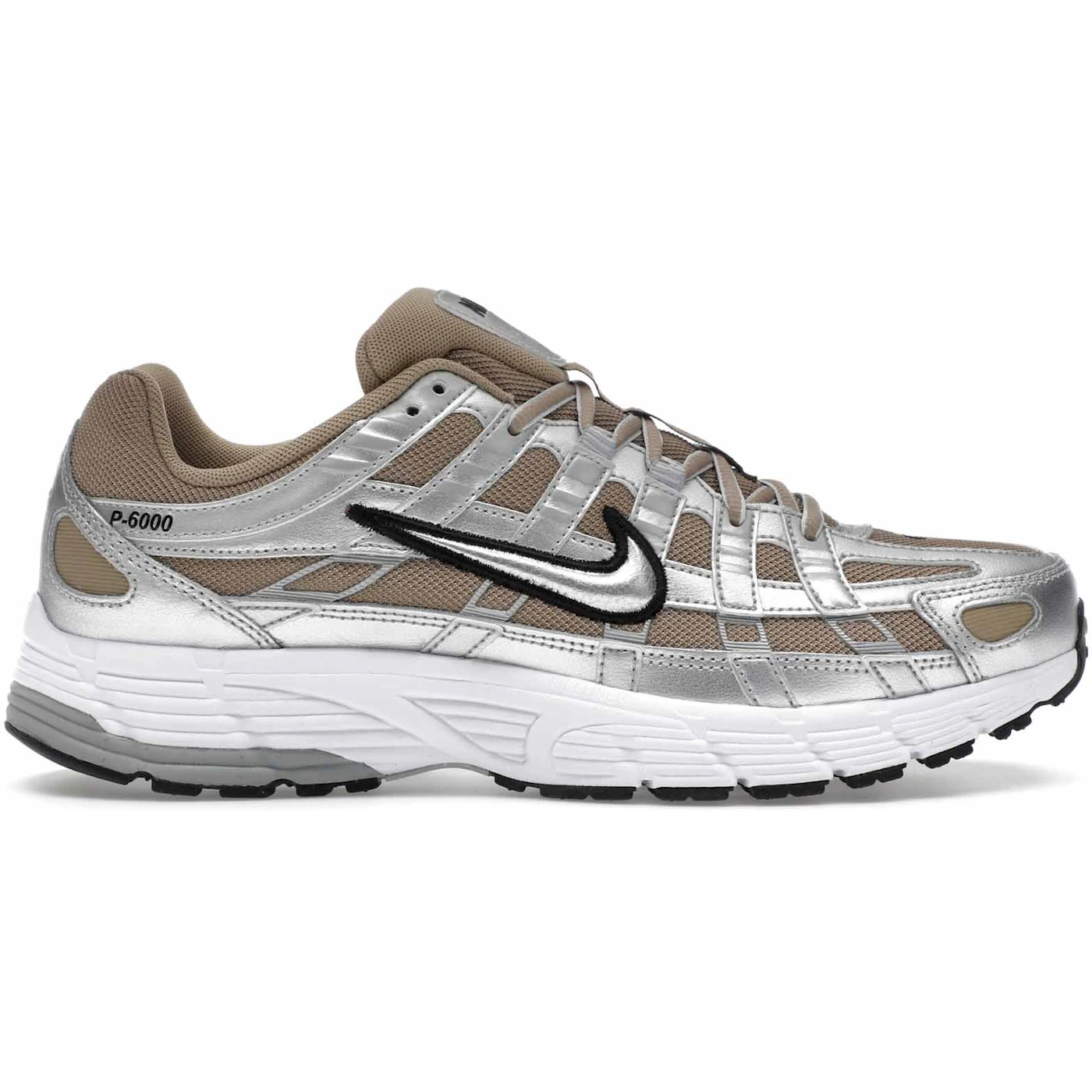 Nike P 6000 Khaki Metallic Silver 1