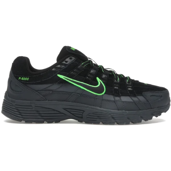 Nike P-6000 PRM Black Green Strike