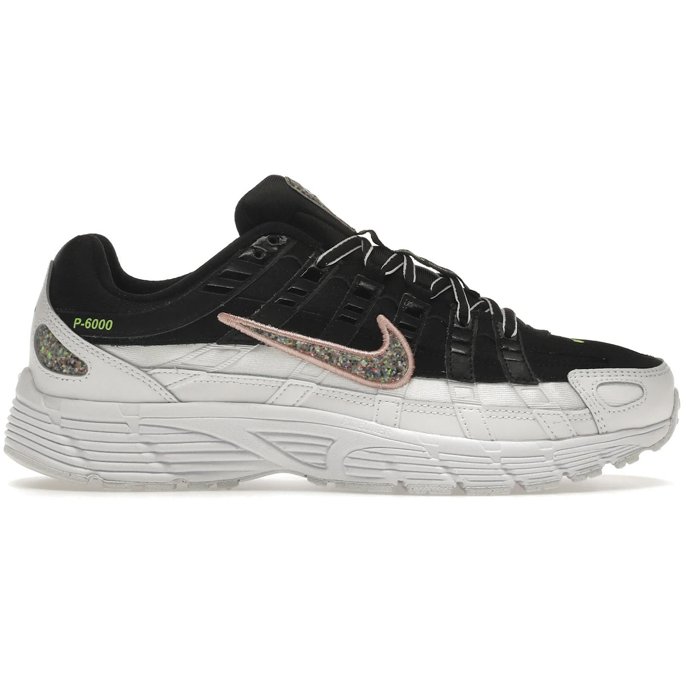 Nike P 6000 SE Black Multi Color White Womens 1