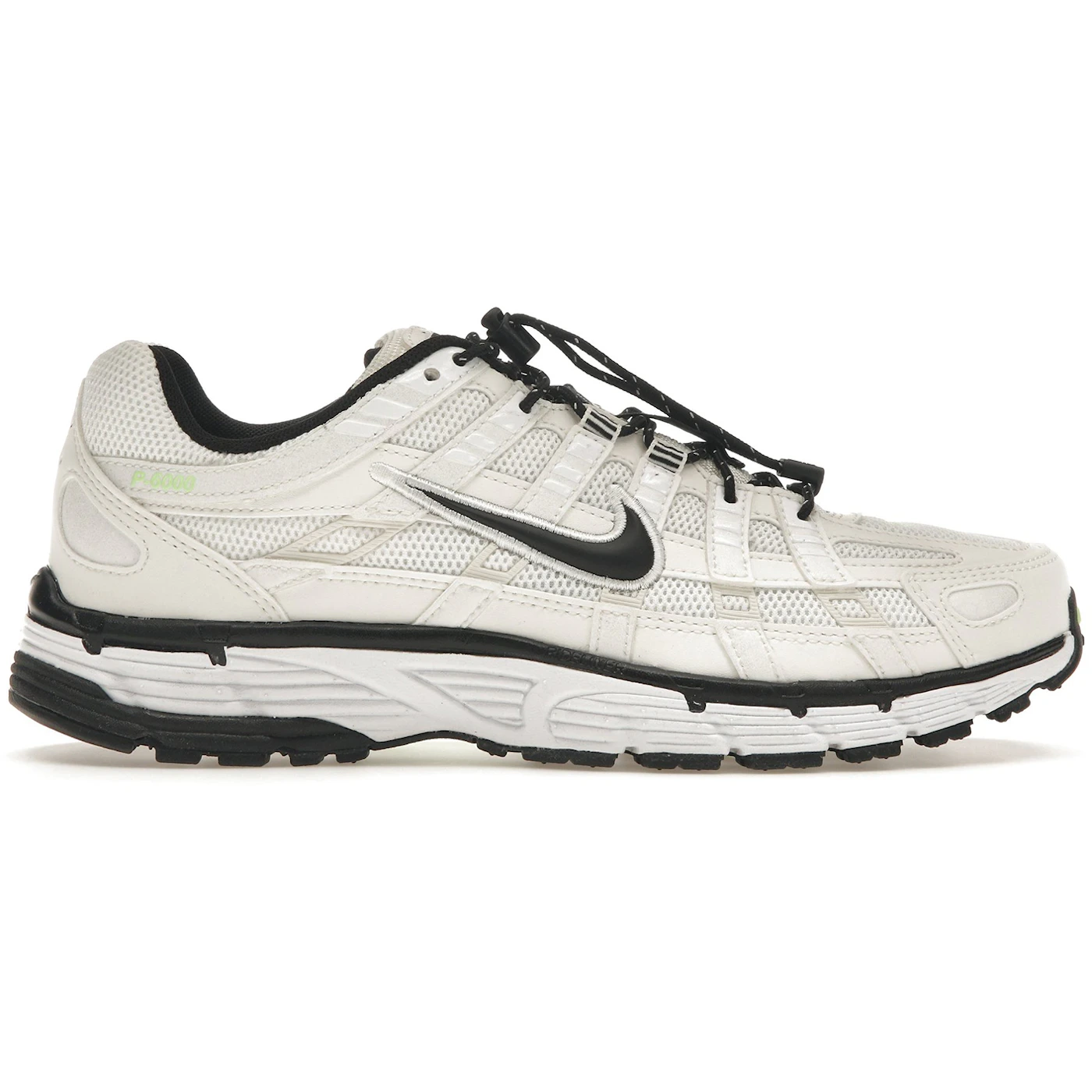 Nike P 6000 Sail Black Lime Blast Womens 1