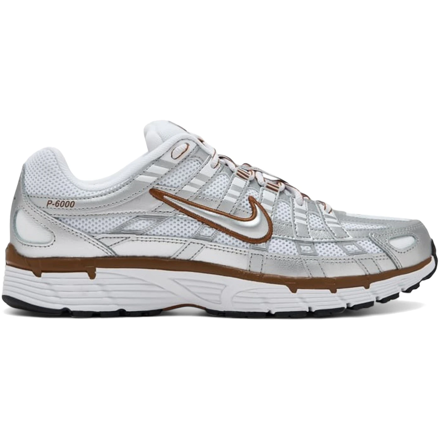 Nike P 6000 White Light British Tan Womens 1