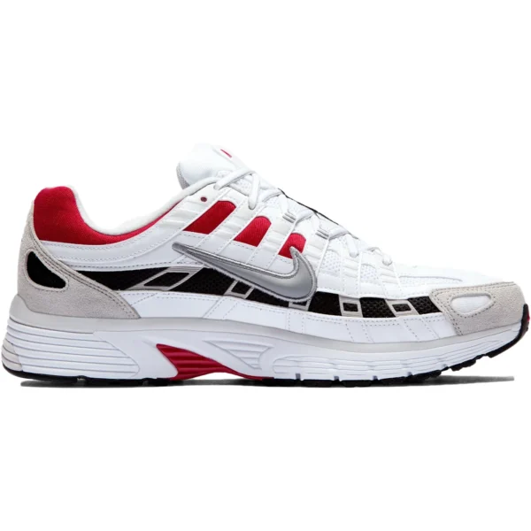 Nike P-6000 White University Red