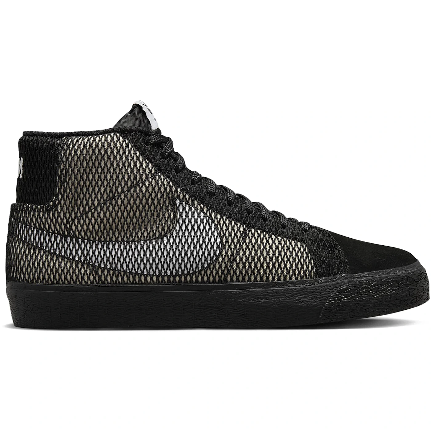 Nike SB Zoom Blazer Mid PRM Black Netting 1