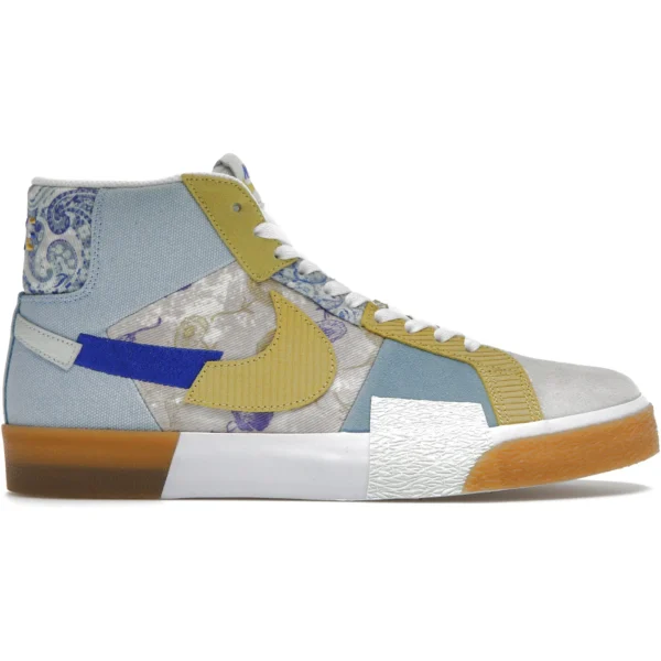 Nike SB Zoom Blazer Mid Premium Floral Paisley Boarder Blue