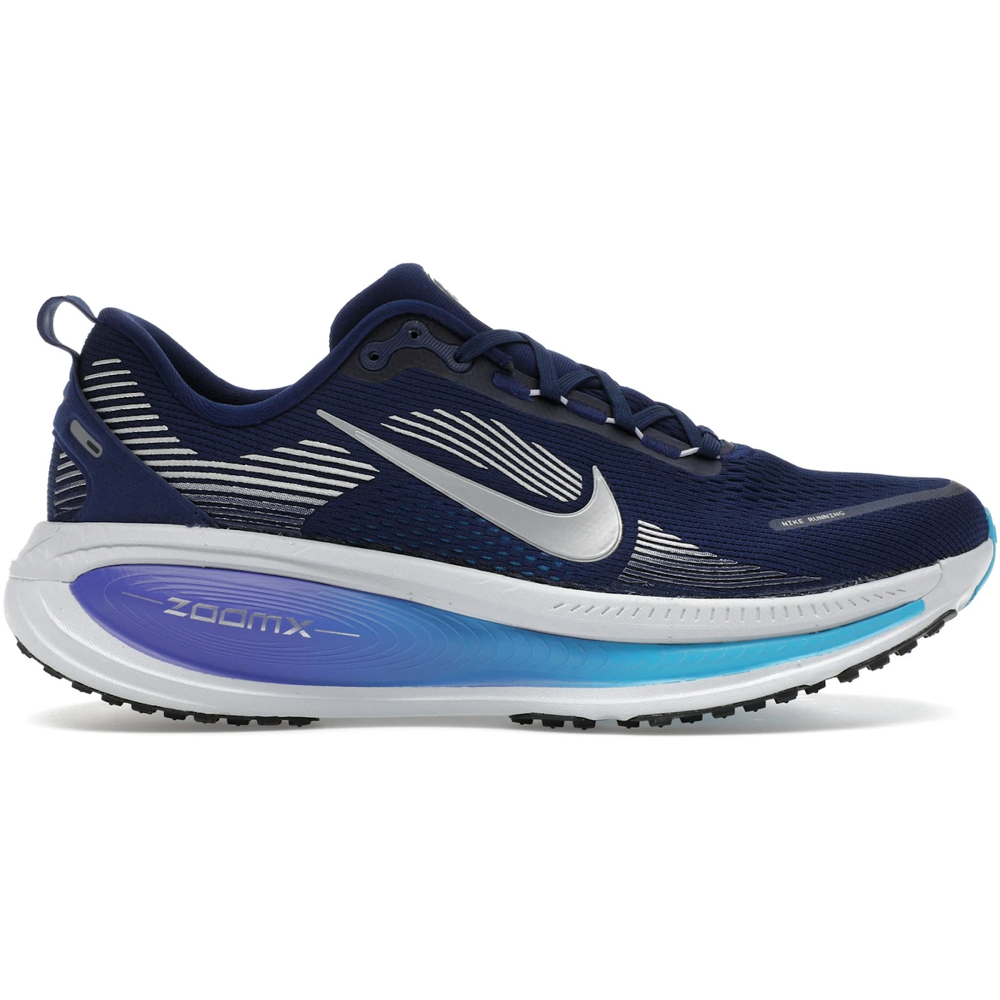 Nike Vomero 18 Blue Void Blue Lightning Bright Crimson Metallic Silver