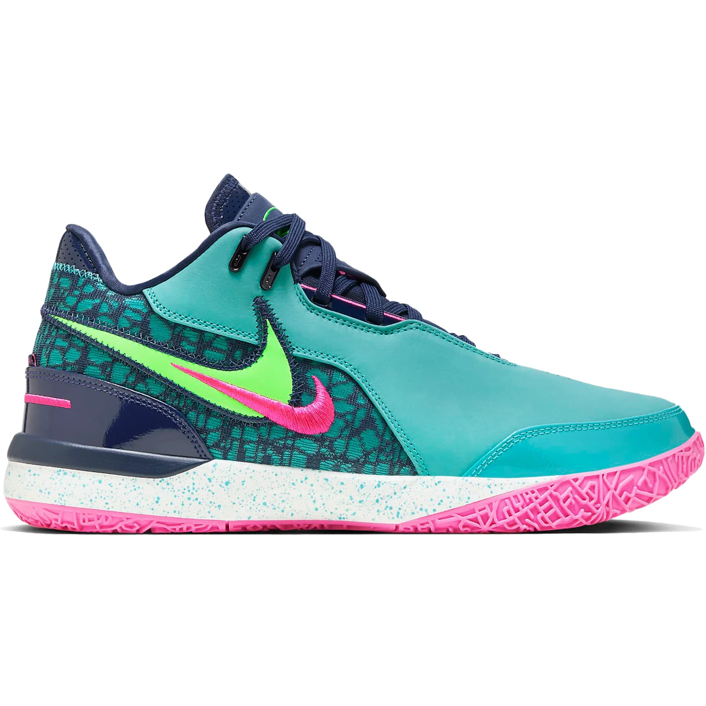 Nike Zoom LeBron NXXT Gen AMPD EP South Beach (Solid Outsole)