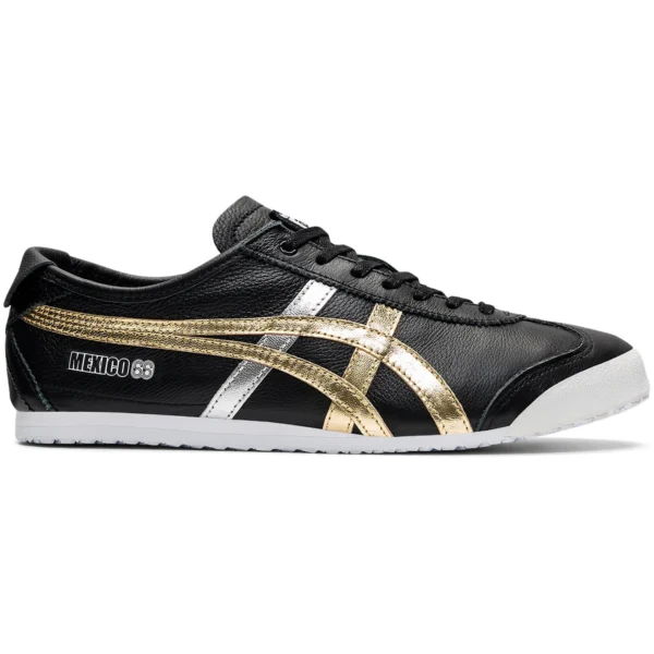 Onitsuka Tiger Mexico 66 Black Gold Silver