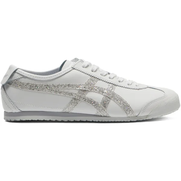 Onitsuka Tiger Mexico 66 Candy Glitter Series White Pure Silver