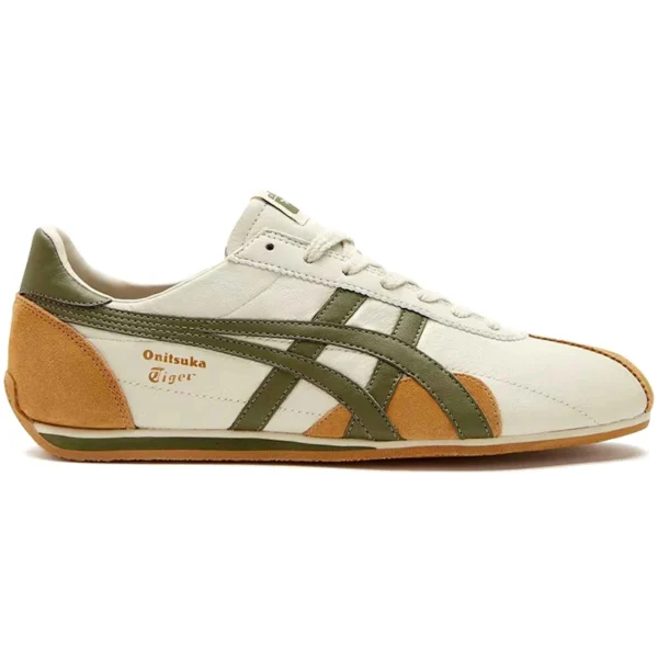 Onitsuka Tiger Runspark Beige Olive Green Mustard Yellow