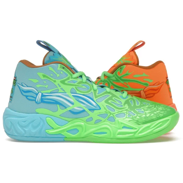 Puma LaMelo Ball MB.04 Teenage Mutant Ninja Turtles Leonardo & Michelangelo (GS)
