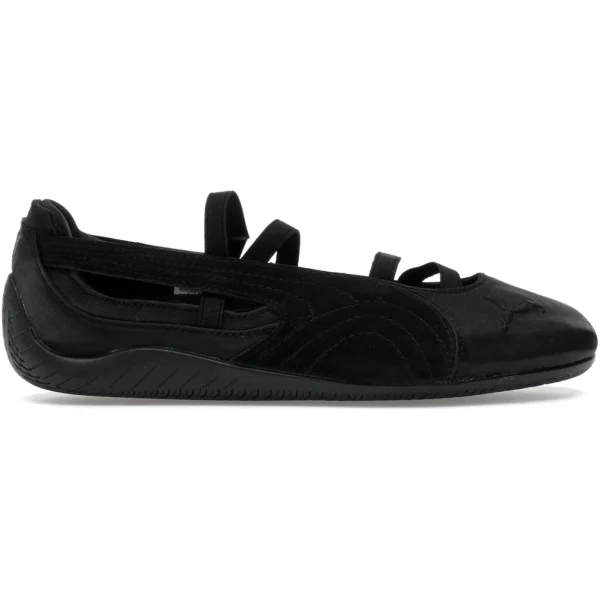 Puma Speedcat Ballet Black Cool Dark Gray Satin (Women’s)