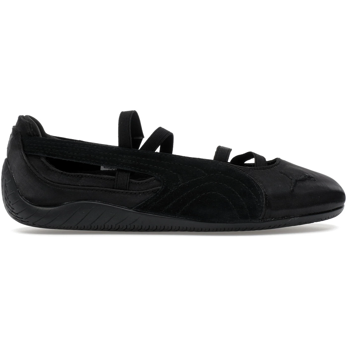 Puma Speedcat Ballet Black Cool Dark Gray Satin Womens 1