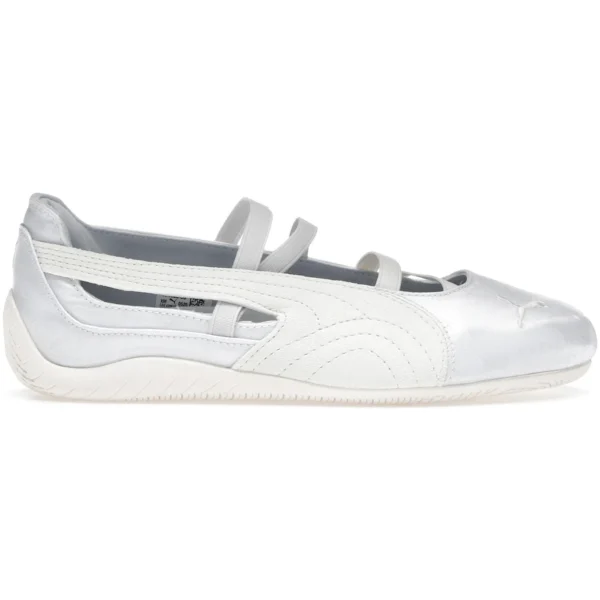 Puma Speedcat Ballet Silver Mist Warm White Satin (Women’s)