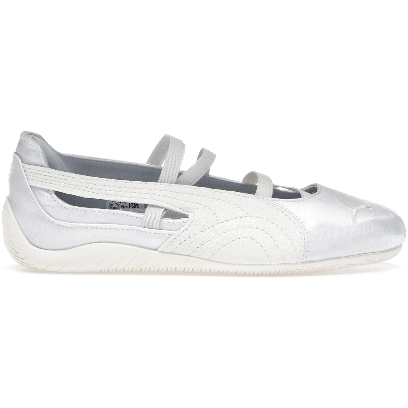 Puma Speedcat Ballet Silver Mist Warm White Satin Womens 1