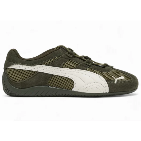 Puma Speedcat Go Dark Olive Warm White (Women’s)