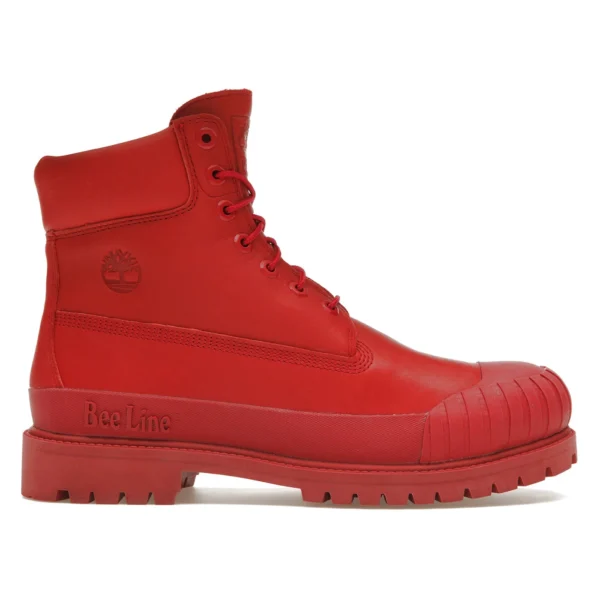 Timberland 6″ Boot Premium Bee Line Rubber Toe WP Red Nubuck