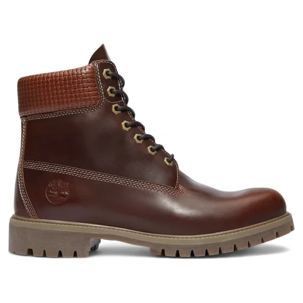 Timberland 6″ Premium Waterproof Boot Brown Full Grain Black