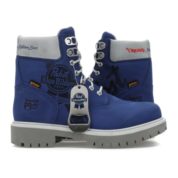 Timberland PRO 6″ Soft Toe Work Boot Pabst Blue Ribbon Blue Nubuck