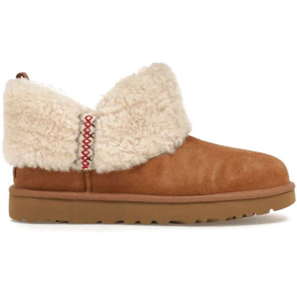 UGG Classic Ultra Mini Boot Heritage Braid Chestnut (Women’s)