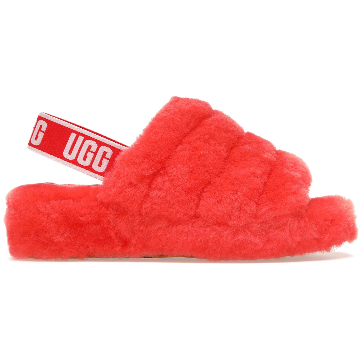 UGG Fluff Yeah Slide Red Currant Womens 1